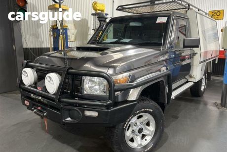 Grey 2017 Toyota Landcruiser Cab Chassis GXL (4X4)