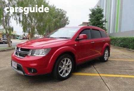 Red 2013 Dodge Journey Wagon R/T