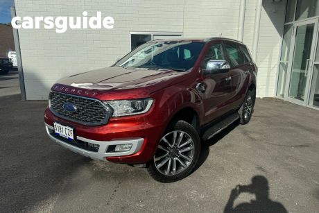 Red 2021 Ford Everest Wagon Titanium (4WD)