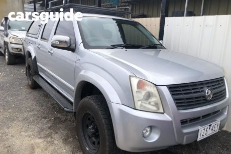 Silver 2007 Holden Rodeo Crew Cab Pickup LT