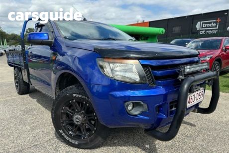 Blue 2013 Ford Ranger Cab Chassis XL 2.2 (4X2)