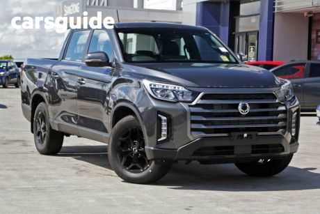 Grey 2023 Ssangyong Musso XLV Crew Cab Pickup Adventure