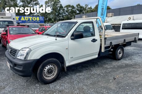 White 2005 Holden Rodeo Cab Chassis DX