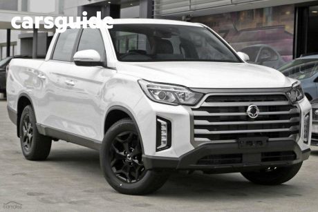White 2023 Ssangyong Musso XLV Crew Cab Pickup Adventure