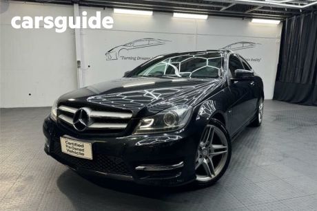Black 2012 Mercedes-Benz C250 Coupe CDI BE