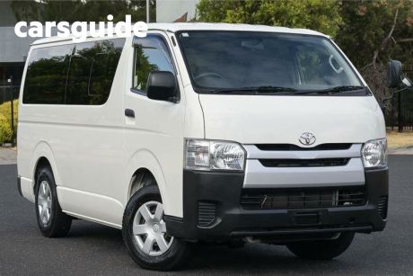 White 2015 Toyota HiAce Commercial 4WD