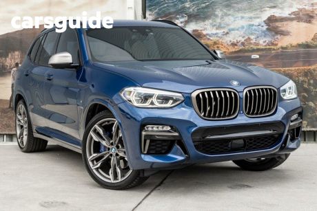 Blue 2019 BMW X3 Wagon M40I