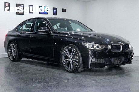 Black 2015 BMW 320D Sedan