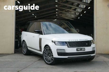 White 2020 Land Rover Range Rover Wagon Vogue