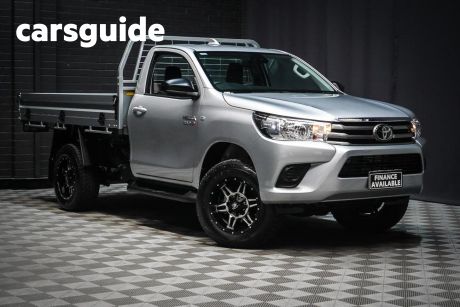 Silver 2023 Toyota Hilux Cab Chassis SR (4X4)