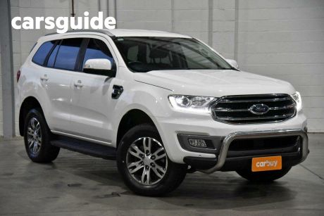 White 2018 Ford Everest Wagon Trend (rwd 7 Seat)