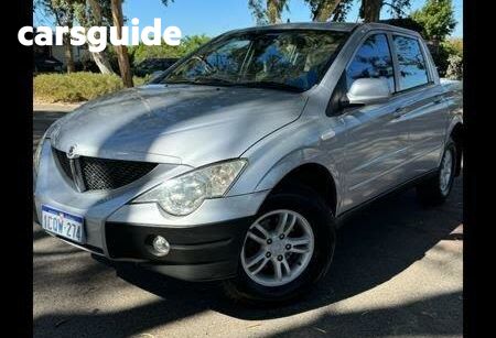 Silver 2007 Ssangyong Actyon Sports Ute Tray Sports Limited 4x2