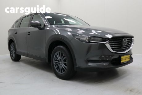 Grey 2019 Mazda CX-8 Wagon Sport (fwd) (5YR)
