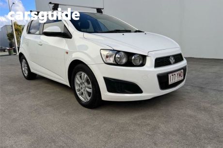 White 2012 Holden Barina Hatchback
