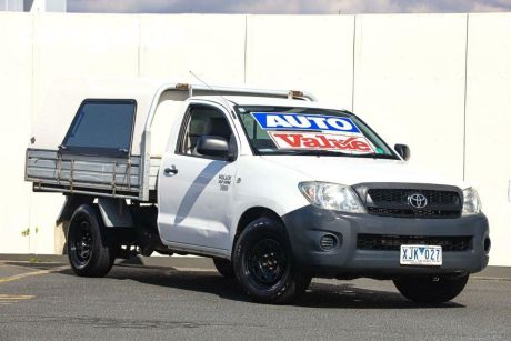 White 2009 Toyota Hilux Cab Chassis Workmate