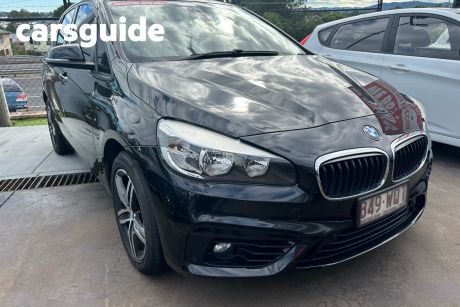 Black 2015 BMW 218D Wagon Active Tourer Luxury Line