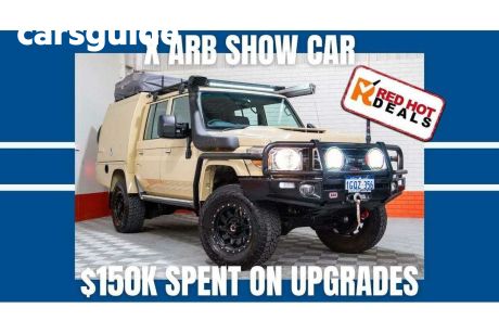 Brown 2018 Toyota Landcruiser Double Cab Chassis GXL (4X4)