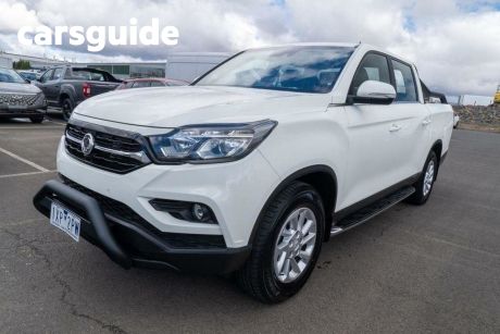 White 2020 Ssangyong Musso XLV Dual Cab Utility ELX