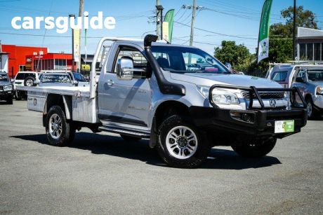 Silver 2013 Holden Colorado Cab Chassis LX (4X4)
