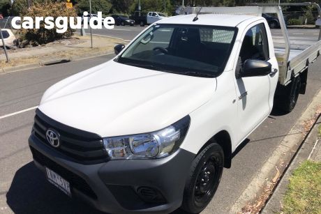 White 2018 Toyota Hilux (2WD) Ute Tray Workmate