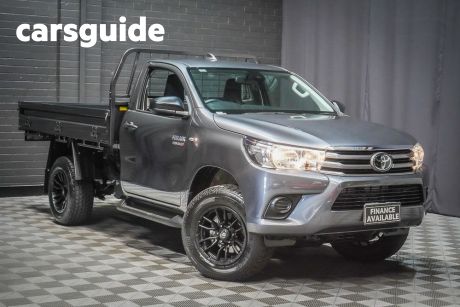 Grey 2023 Toyota Hilux Cab Chassis SR (4X4)