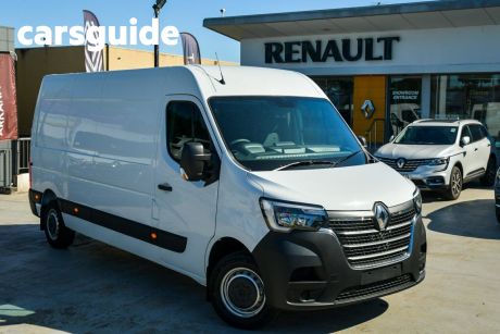 White 2023 Renault Master Commercial Pro Mid Roof LWB RWD 120kW