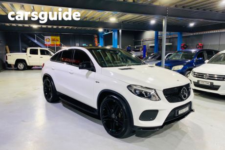 White 2018 Mercedes-Benz GLE43 Coupe 4Matic