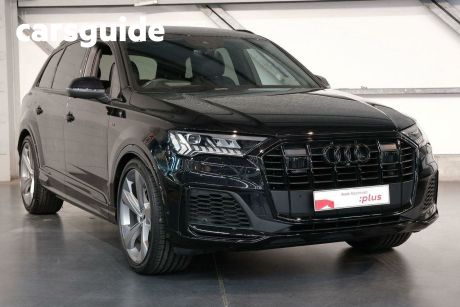 Black 2021 Audi Q7 Wagon 50 TDI Quattro S Line Mhev