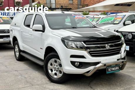 White 2018 Holden Colorado Ute Tray RG LT Utility Crew Cab 4dr Spts Auto 6sp 2.8DT