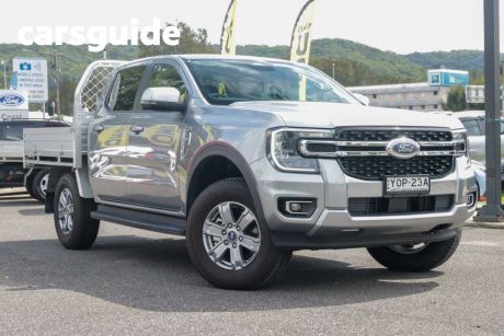 Silver 2022 Ford Ranger Double Cab Chassis XLT 3.0 (4X4)