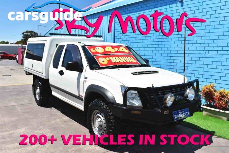 White 2007 Holden Rodeo Cab Chassis LX (4X4)