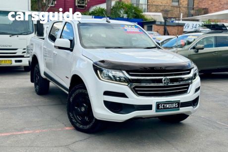 White 2017 Holden Colorado Ute Tray RG LS Utility Crew Cab 4dr Spts Auto 6sp 2.8DT MY18