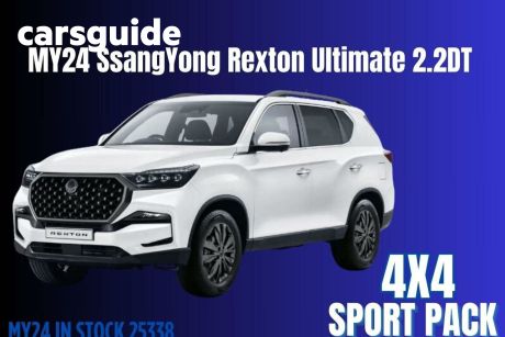 White 2023 Ssangyong Rexton Wagon Ultimate Sport Pack (4WD)