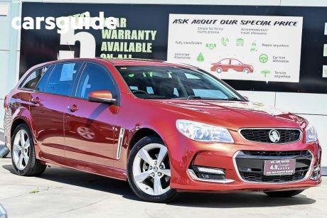Red 2016 Holden Commodore Sportswagon SV6