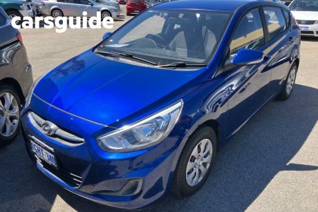 Blue 2017 Hyundai Accent Hatchback Active