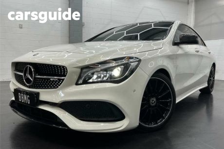 White 2017 Mercedes-Benz CLA200 Coupe