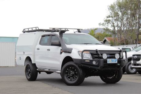 White 2015 Ford Ranger Dual Cab Chassis XL 3.2 (4X4)