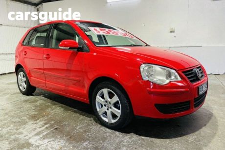 Red 2010 Volkswagen Polo Hatchback Pacific TDI