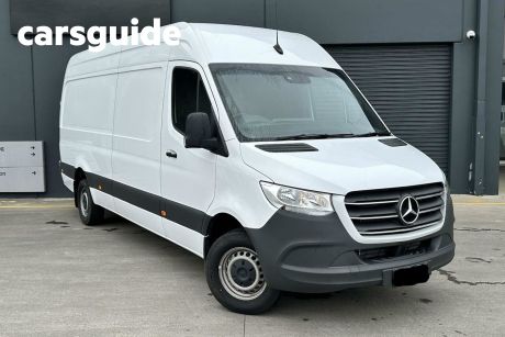 White 2023 Mercedes-Benz Sprinter Commercial 419CDI High Roof LWB 9G-Tronic RWD