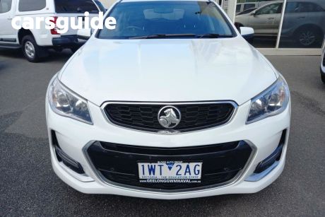 White 2017 Holden Commodore Sportswagon SV6