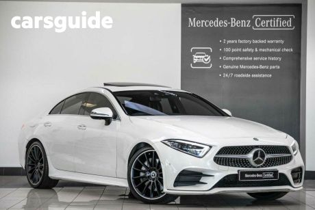 White 2018 Mercedes-Benz CLS450 Coupe 4Matic