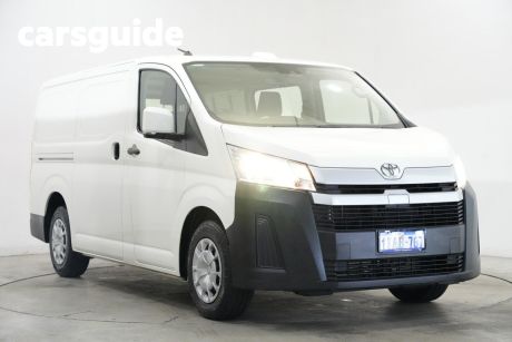 White 2022 Toyota HiAce Crew Van LWB (5 Seats)