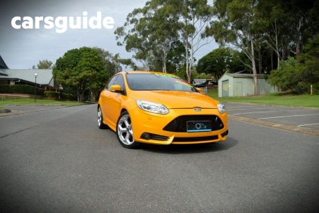 Yellow 2012 Ford Focus Hatchback ST
