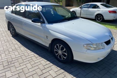 White 2001 Holden Commodore Sedan Acclaim