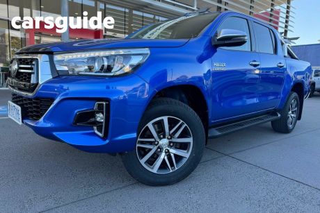 Blue 2019 Toyota Hilux Double Cab Pick Up SR5 (4X4)