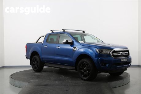 Blue 2020 Ford Ranger Double Cab Pick Up XLT 2.0 (4X4)