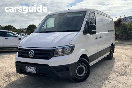 White 2019 Volkswagen Crafter Commercial 35 High Roof LWB FWD TDI410