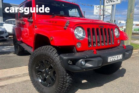 Red 2015 Jeep Wrangler OtherCar JK Unlimited Overland Hardtop 4dr Auto 5sp 4x4 3.6i MY15