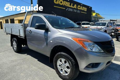 Grey 2014 Mazda BT-50 Ute Tray B22P XT Hi-Rider Cab Chassis 2dr Auto 6sp 4x2 2.2DT