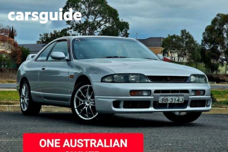 Silver 1995 Nissan Skyline Coupe GTS-T